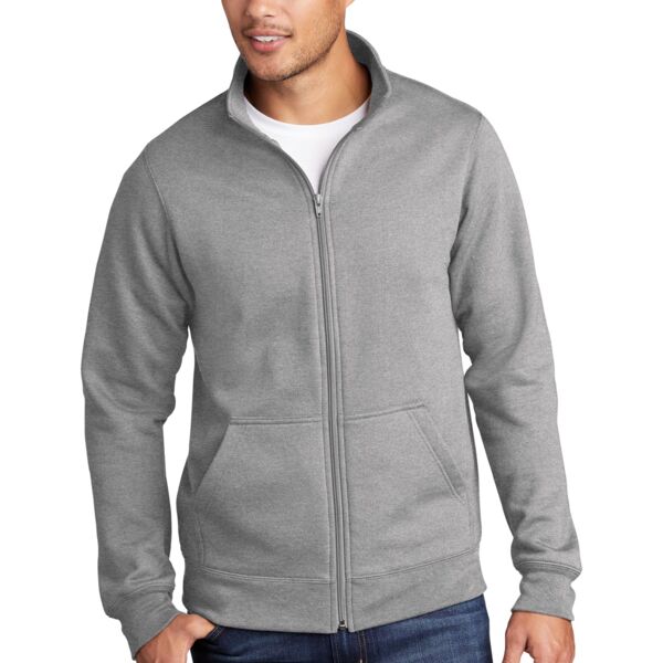 Core Fleece Full Zip Cadet Sweatshirt Thumbnail