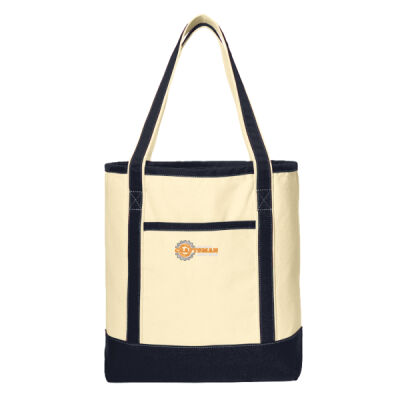 CFN - Large Cotton Canvas Boat Tote Thumbnail