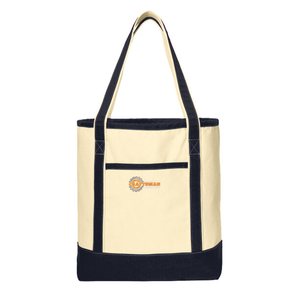 CFN - Large Cotton Canvas Boat Tote Thumbnail
